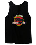 T Rex Hate Push UPS Funny Dinosaur Workout Fitness Gym men's Tank Top