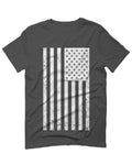 Big Vintage American Flag United States America Marine USA For men T Shirt