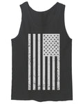 Big Vintage American Flag United States America Marine USA men's Tank Top