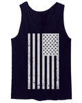 Big Vintage American Flag United States America Marine USA men's Tank Top