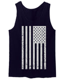 Big Vintage American Flag United States America Marine USA men's Tank Top