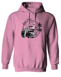 Big Cool Hipster Good Vibes Vintage Graphic surf Beach Print Summer Sweatshirt Hoodie