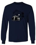 Big Cool Hipster Good Vibes Vintage Graphic surf Beach Print Summer mens Long sleeve t shirt