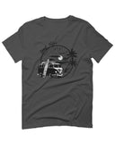 Big Cool Hipster Good Vibes Vintage Graphic surf Beach Print Summer For men T Shirt