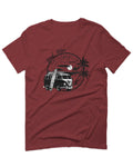 Big Cool Hipster Good Vibes Vintage Graphic surf Beach Print Summer For men T Shirt