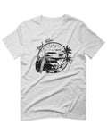 Big Cool Hipster Good Vibes Vintage Graphic surf Beach Print Summer For men T Shirt