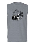 Big Cool Hipster Good Vibes Vintage Graphic surf Beach Print Summer men Muscle Tank Top sleeveless t shirt