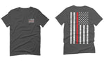 VICES AND VIRTUESS Firefighter Seal Support American Flag Thin Red Line Rescue USA For men T Shirt