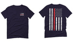VICES AND VIRTUESS Firefighter Seal Support American Flag Thin Red Line Rescue USA For men T Shirt