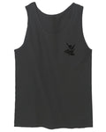 Black Good Vibe Bones Hand Shaka Cool Vintage Hipster Graphic men's Tank Top