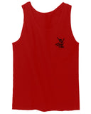 Black Good Vibe Bones Hand Shaka Cool Vintage Hipster Graphic men's Tank Top