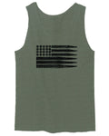 Bullet Flag 2nd Amendment American USA United State America men's Tank Top