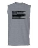 Bullet Flag 2nd Amendment American USA United State America men Muscle Tank Top sleeveless t shirt