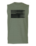 Bullet Flag 2nd Amendment American USA United State America men Muscle Tank Top sleeveless t shirt