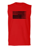 Bullet Flag 2nd Amendment American USA United State America men Muscle Tank Top sleeveless t shirt