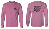 VICES AND VIRTUESS American Second Amendment Gun Rights arms Weapon Heart USA mens Long sleeve t shirt
