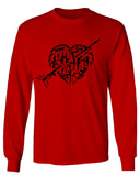 VICES AND VIRTUESS Second Amendment American Gun Rights arms Weapon Heart USA mens Long sleeve t shirt