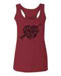 VICES AND VIRTUESS Second Amendment American Gun Rights arms Weapon Heart USA  women's Tank Top sleeveless Racerback