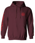 America Support Thin Red Line Fonts Firefighter Seal Sweatshirt Hoodie