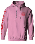 America Support Thin Red Line Fonts Firefighter Seal Sweatshirt Hoodie