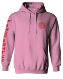 America Support Thin Red Line Fonts Firefighter Seal Sweatshirt Hoodie