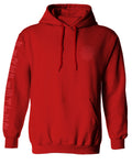 America Support Thin Red Line Fonts Firefighter Seal Sweatshirt Hoodie