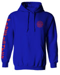 America Support Thin Red Line Fonts Firefighter Seal Sweatshirt Hoodie