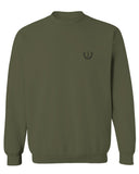 VICES AND VIRTUESS Cool Small Logo Seal Good Vibe men's Crewneck Sweatshirt
