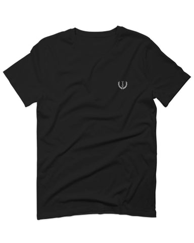 VICES AND VIRTUESS White Logo Seal Minimal Hipster Small For men T Shirt