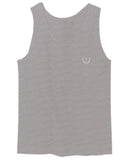 VICES AND VIRTUESS White Logo Seal Minimal Hipster Small men's Tank Top