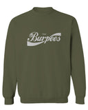 Funny Workout Graphic I Love Burpees Gym Lift men's Crewneck Sweatshirt