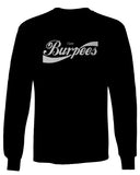 Funny Workout Graphic I Love Burpees Gym Lift mens Long sleeve t shirt