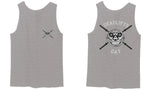 VICES AND VIRTUESS Funny Graphic Skull Deadlifts Day Fitness Gym Tough Workout men's Tank Top