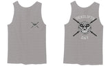 VICES AND VIRTUESS Funny Graphic Skull Deadlifts Day Fitness Gym Tough Workout men's Tank Top