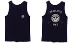 VICES AND VIRTUESS Funny Graphic Skull Deadlifts Day Fitness Gym Tough Workout men's Tank Top