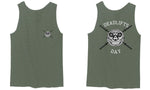 VICES AND VIRTUESS Funny Graphic Skull Deadlifts Day Fitness Gym Tough Workout men's Tank Top