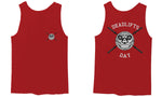 VICES AND VIRTUESS Funny Graphic Skull Deadlifts Day Fitness Gym Tough Workout men's Tank Top
