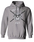Front Graphic Skull Deadlifts Day Fitness Gym Tough Workout Sweatshirt Hoodie