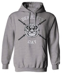 VICES AND VIRTUESS Front Graphic Skull Deadlifts Day Fitness Gym Tough Workout Sweatshirt Hoodie