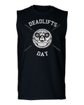 Front Graphic Skull Deadlifts Day Fitness Gym Tough Workout men Muscle Tank Top sleeveless t shirt