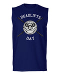 Front Graphic Skull Deadlifts Day Fitness Gym Tough Workout men Muscle Tank Top sleeveless t shirt