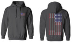 Fitness Bars America American Flags Gym Tough Workout Sweatshirt Hoodie