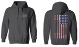 Fitness Bars America American Flags Gym Tough Workout Sweatshirt Hoodie