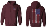 Fitness Bars America American Flags Gym Tough Workout Sweatshirt Hoodie
