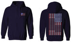 Fitness Bars America American Flags Gym Tough Workout Sweatshirt Hoodie