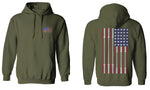 Fitness Bars America American Flags Gym Tough Workout Sweatshirt Hoodie