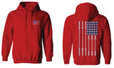 Fitness Bars America American Flags Gym Tough Workout Sweatshirt Hoodie