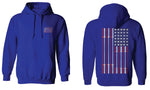 Fitness Bars America American Flags Gym Tough Workout Sweatshirt Hoodie
