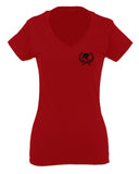 Come and Take Greek Molon Labe Spartan Workout American For Women V neck fitted T Shirt