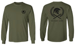 Come and Take Greek Molon Labe Spartan Workout American mens Long sleeve t shirt